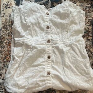 White Button-Down dress